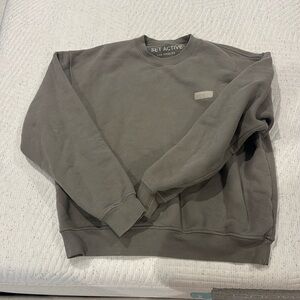 Set Active Gray Sweater